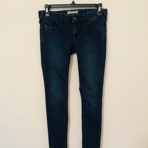 Free People dark wash denim skinny jeans
